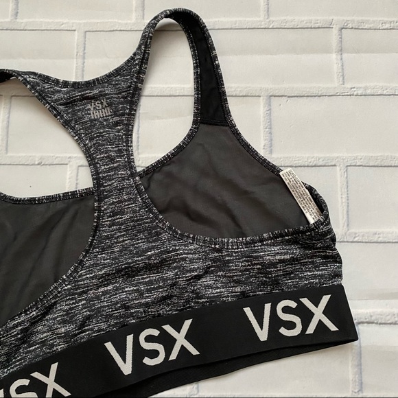 Victoria’s Secret Sport Gray and Black Low Support Sports Bra - Picture 4 of 6